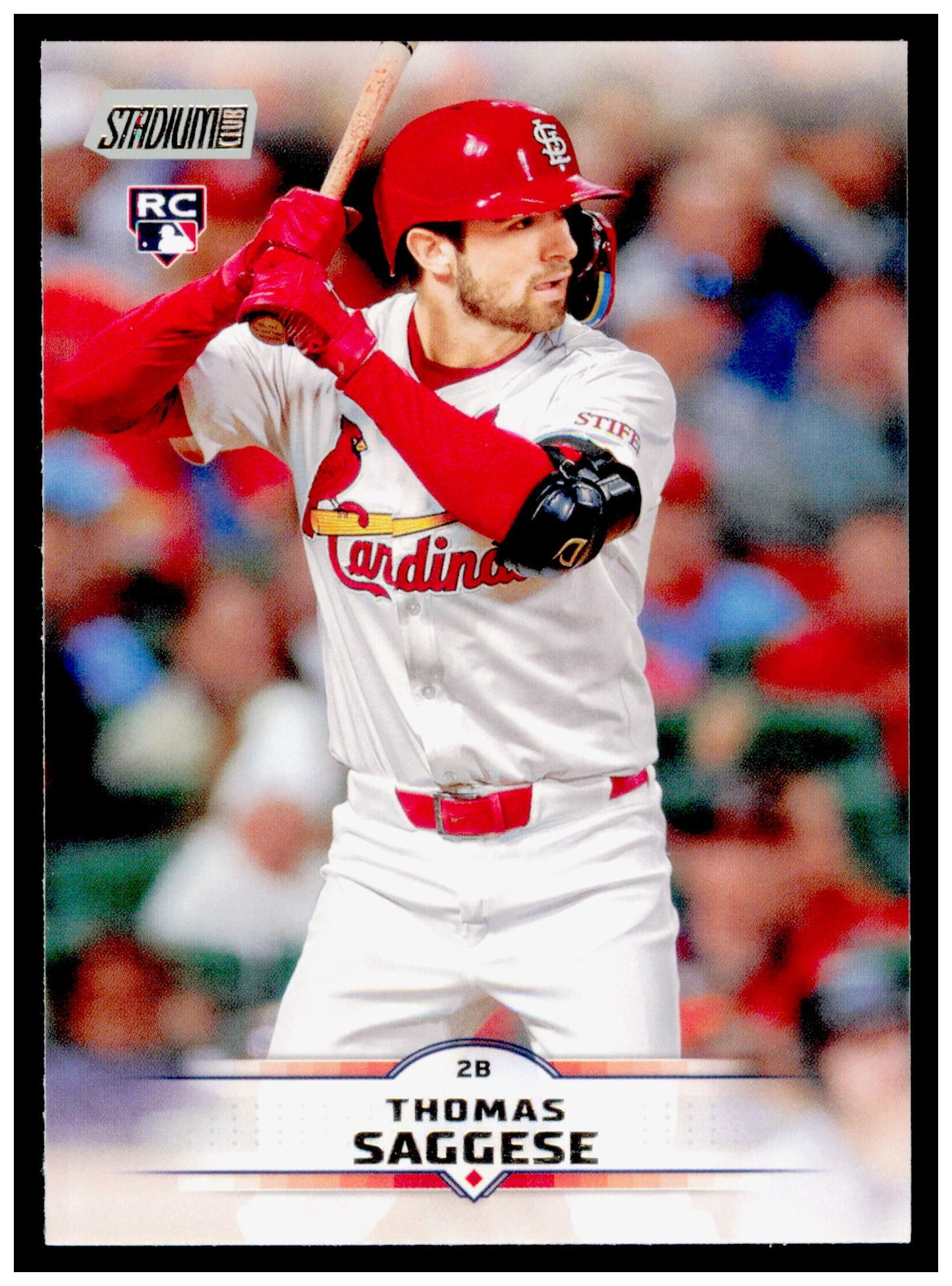 2025 Stadium Club Thomas Saggese Card RC St. Louis Cardinals #157