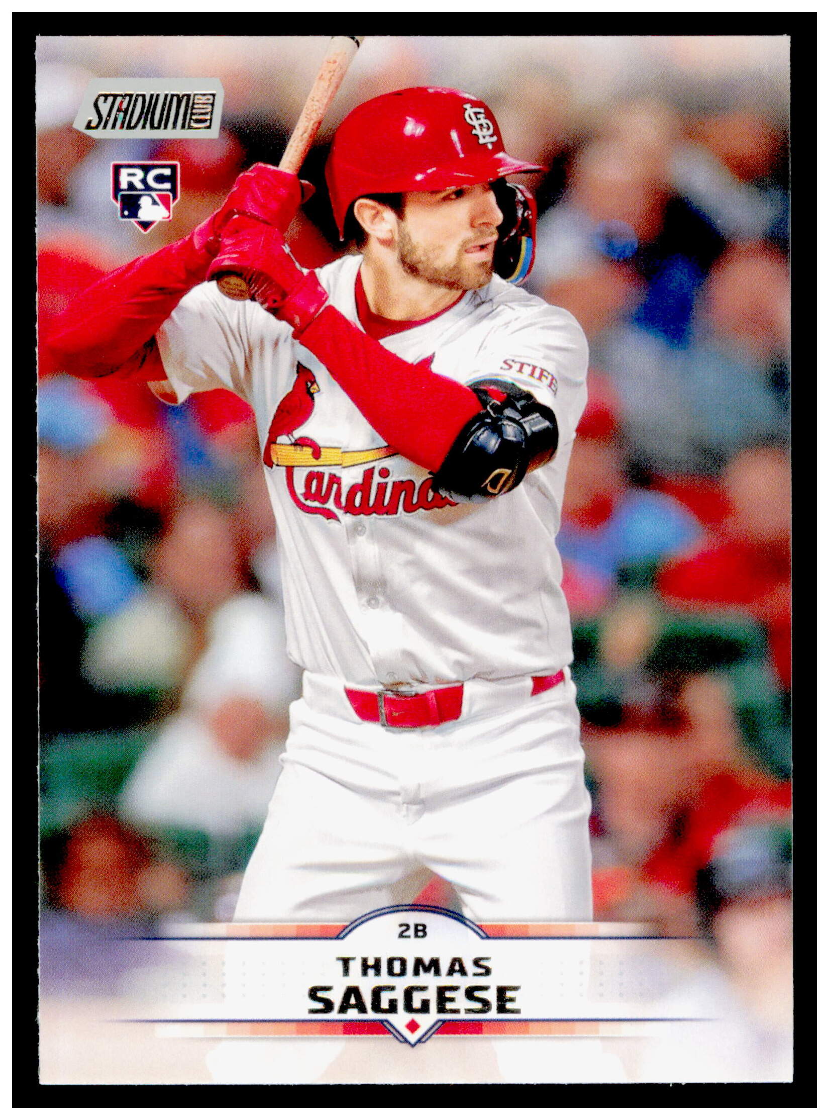 2025 Stadium Club Thomas Saggese Card RC St. Louis Cardinals #157