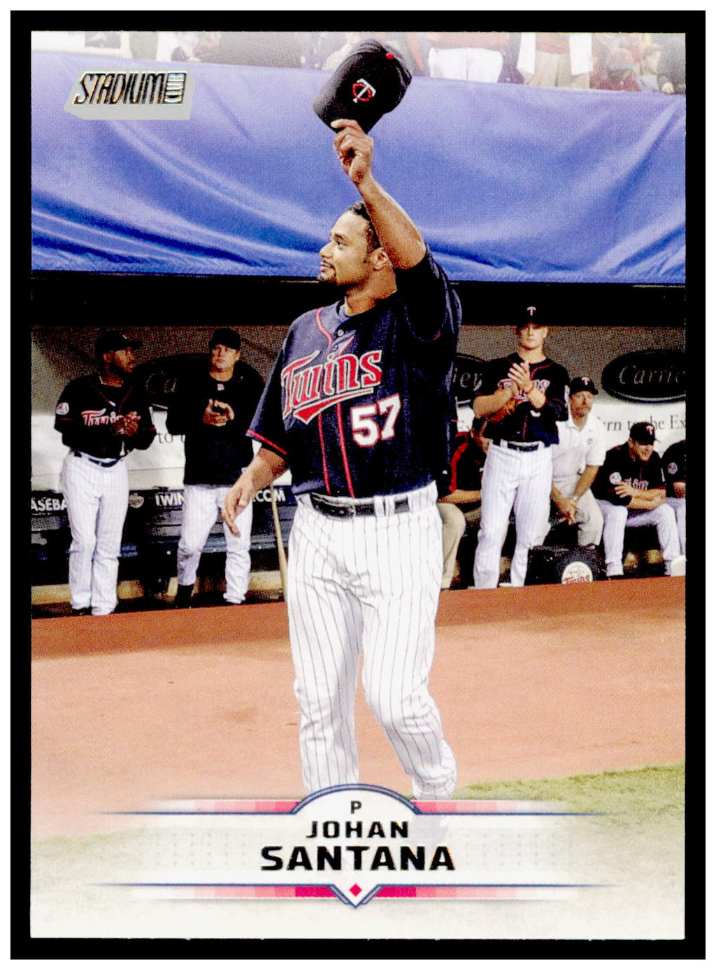 2025 Stadium Club Johan Santana Card Minnesota Twins #199
