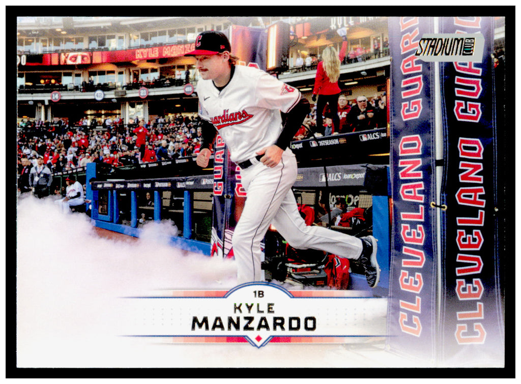 2025 Stadium Club Kyle Manzardo Card Cleveland Guardians #82