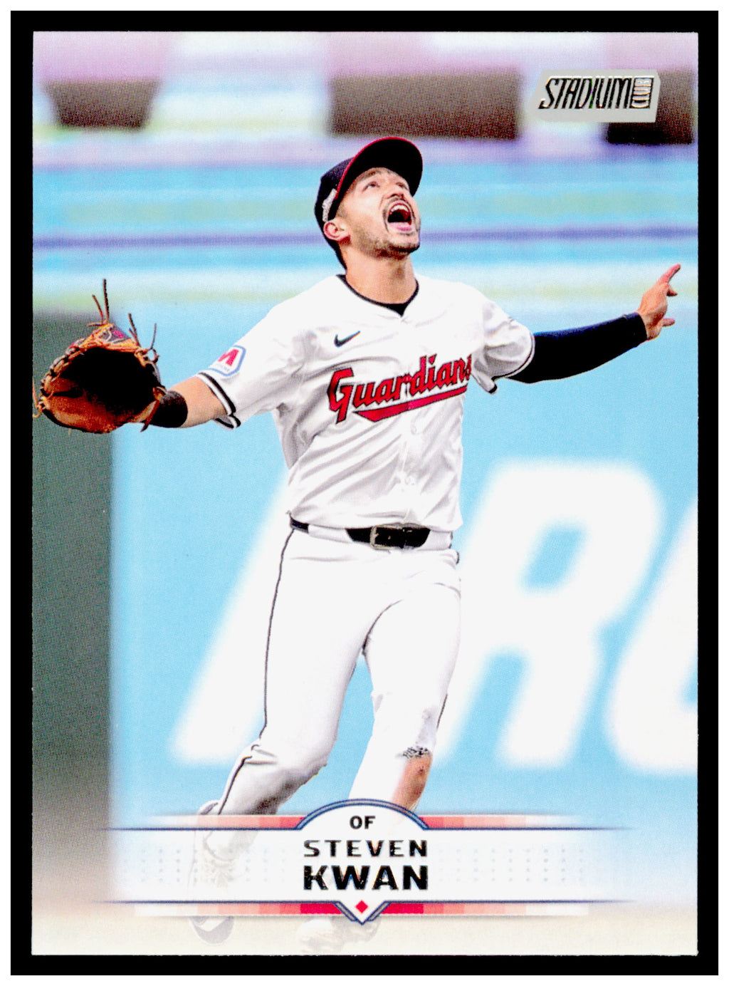 2025 Stadium Club Steven Kwan Card Members Only Cleveland Guardians #56