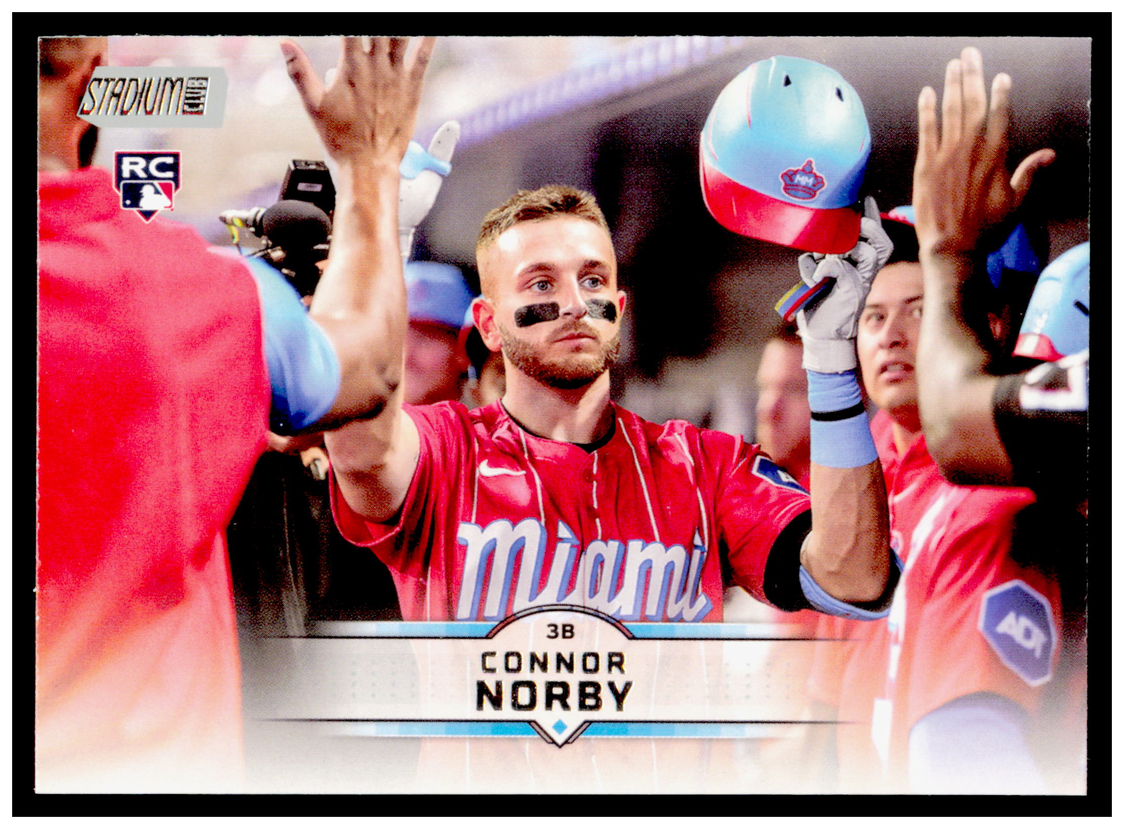2025 Stadium Club Connor Norby Card RC Miami Marlins #149