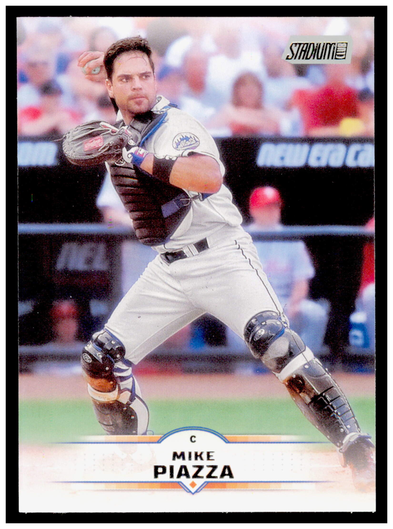 2021 Stadium Club Mike Piazza Card Red Foil New York Mets #154