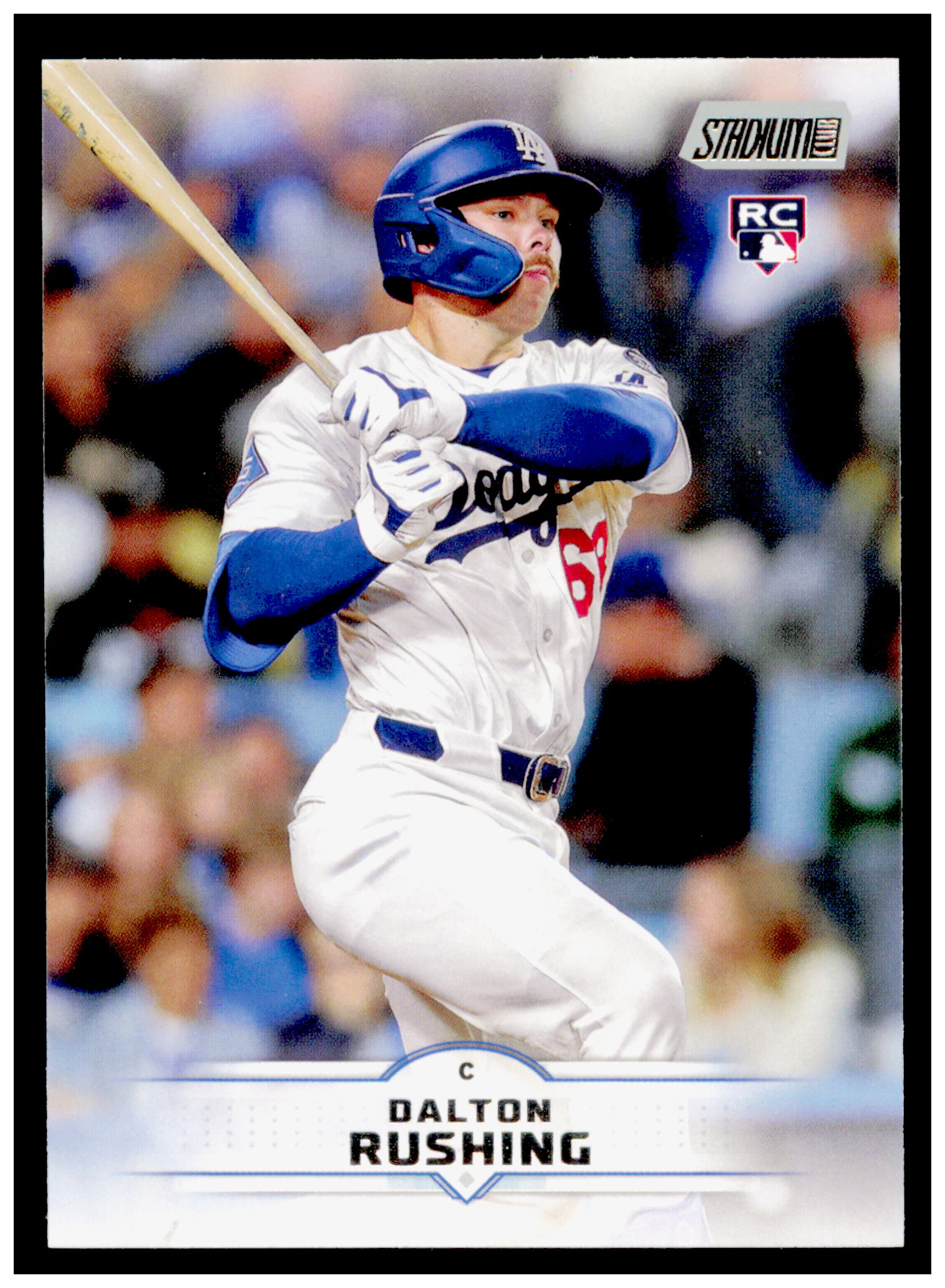 2025 Stadium Club Dalton Rushing Card RC Los Angeles Dodgers #154