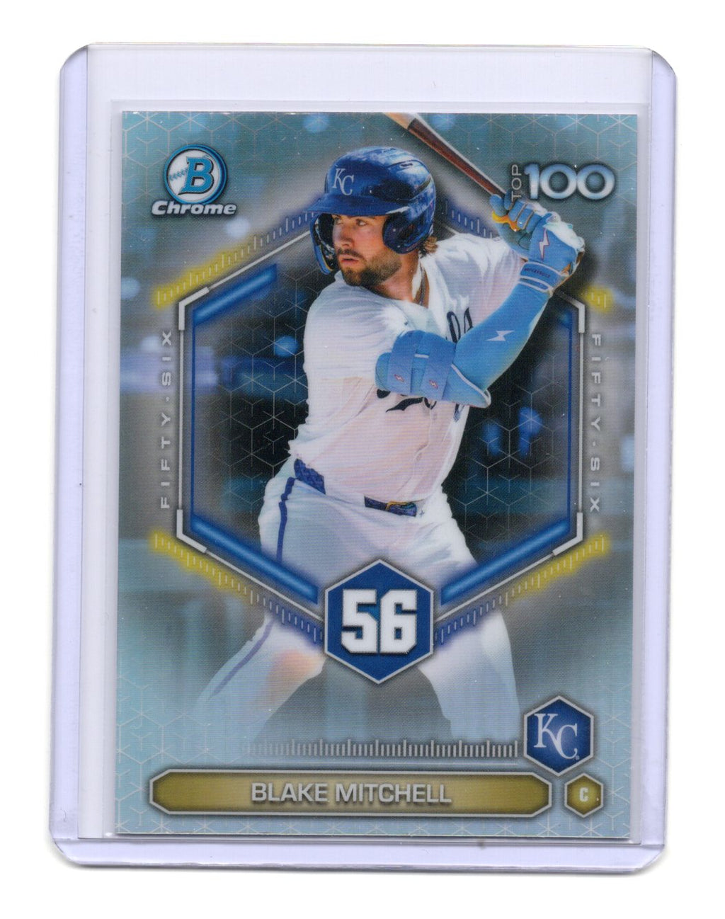 2026 Bowman Blake Mitchell Card Bowman Scouts' Top 100  Royals #BTP-56