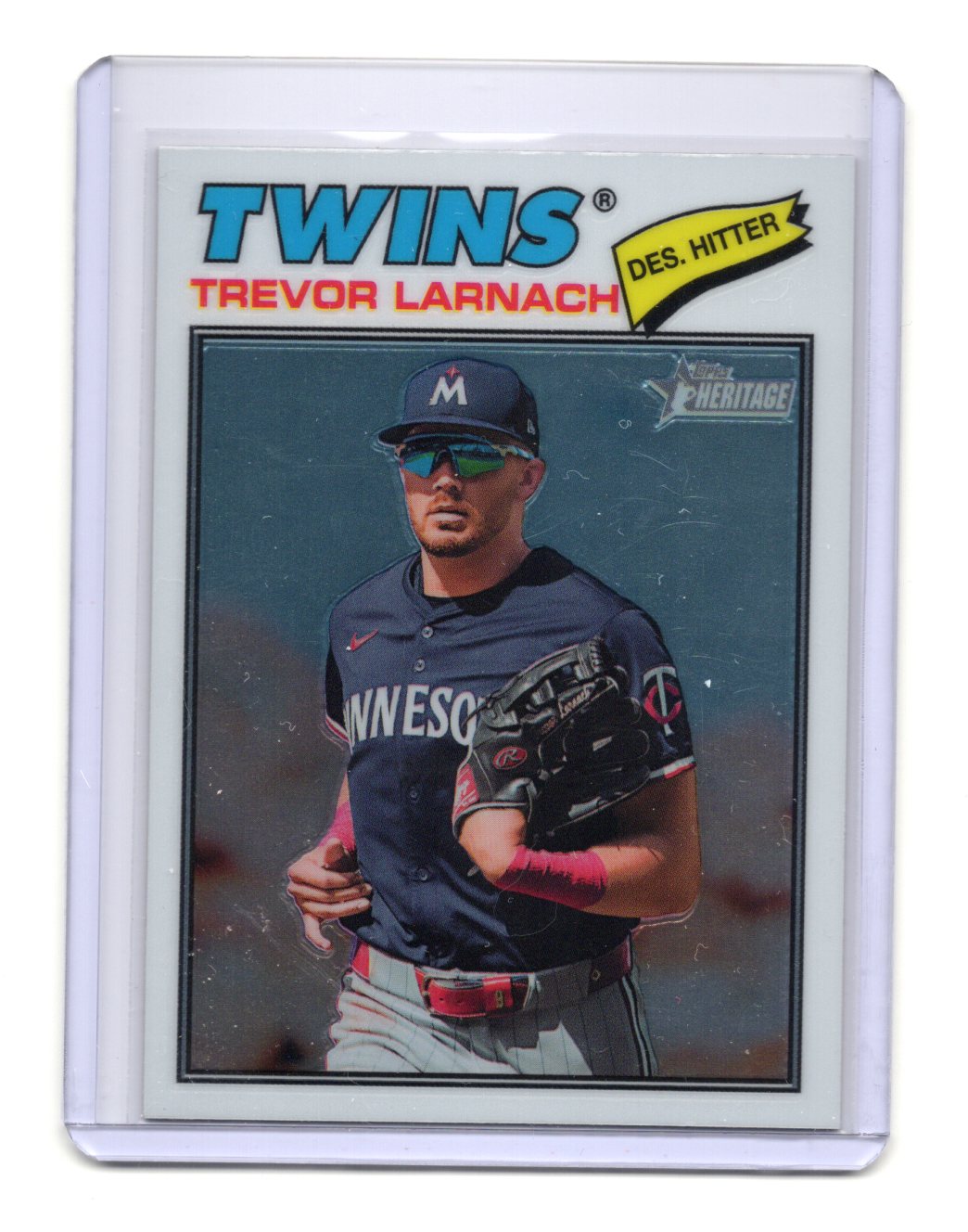 2026 Topps Heritage Trevor Larnach Card Gloss Minnesota Twins #280