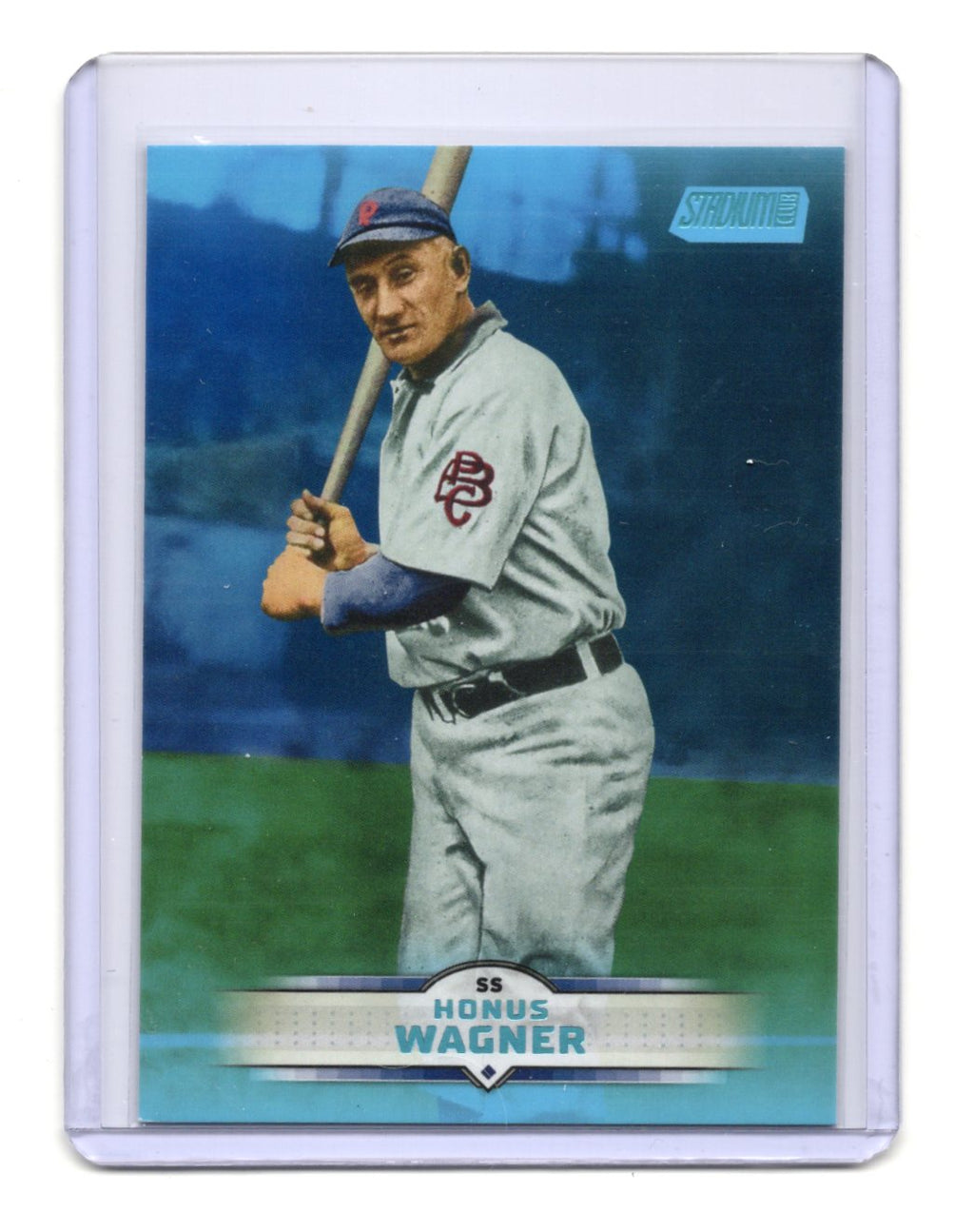 2025 Stadium Club Honus Wagner Card Light Blue Foil Pittsburgh Pirates #195