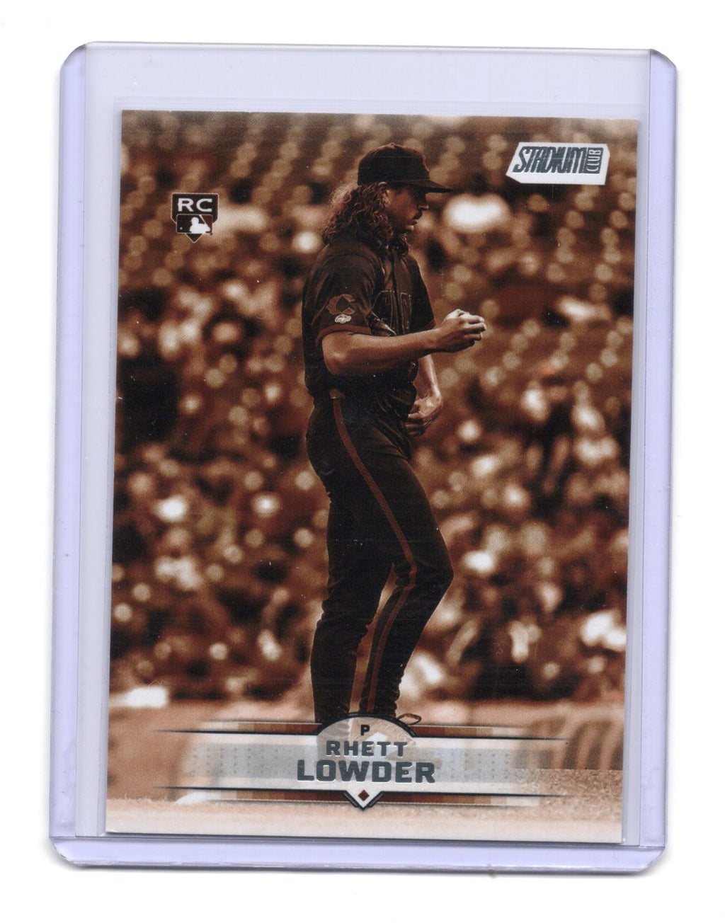 2025 Stadium Club Rhett Lowder Card Sepia RC Cincinnati Reds #95