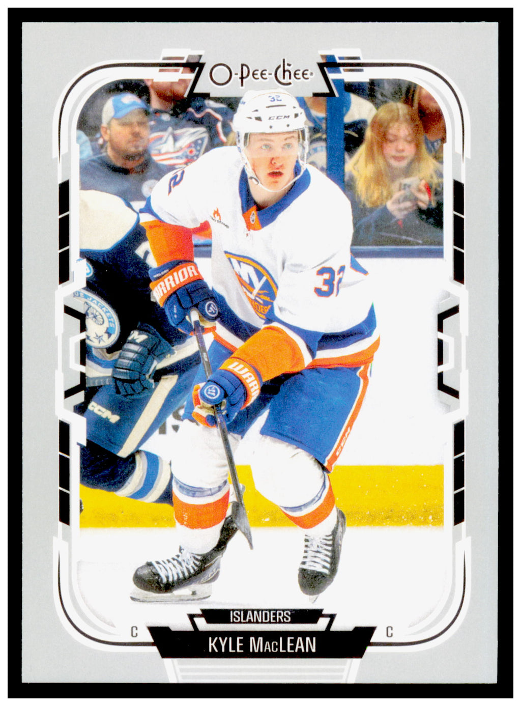2025-26 O-Pee-Chee Kyle MacLean Card New York Islanders #163