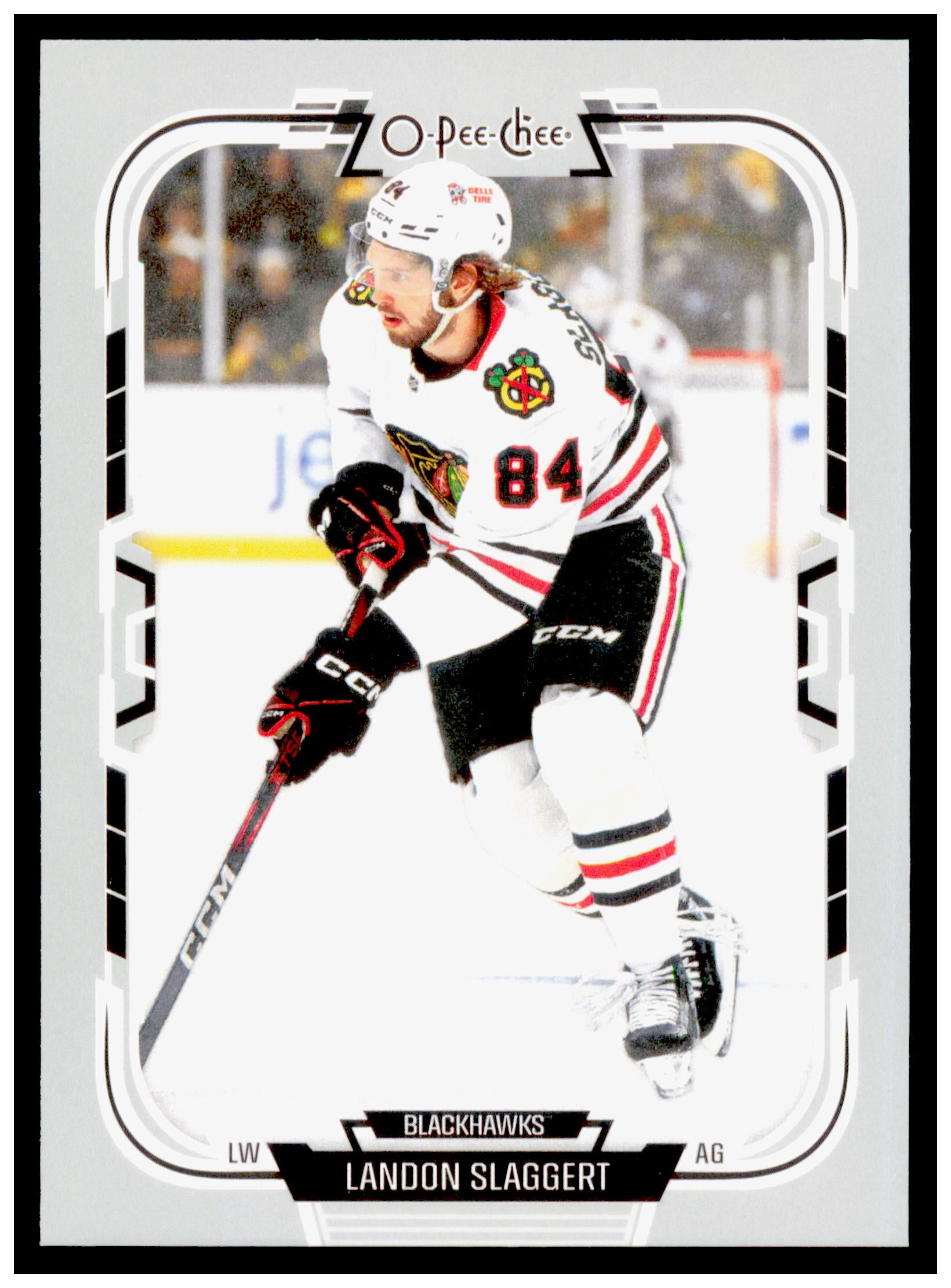 2025-26 O-Pee-Chee Landon Slaggert Card Chicago Blackhawks #131