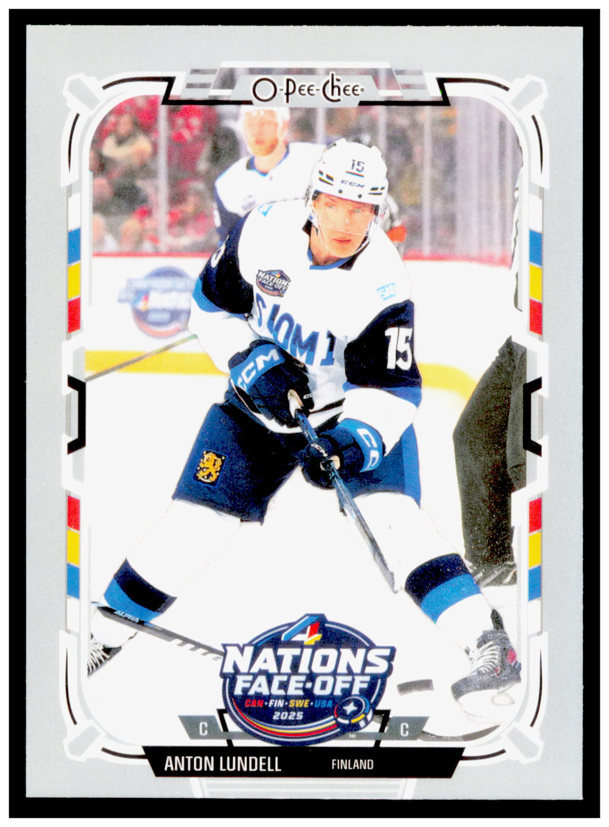 2025-26 O-Pee-Chee Anton Lundell Card Finland #534