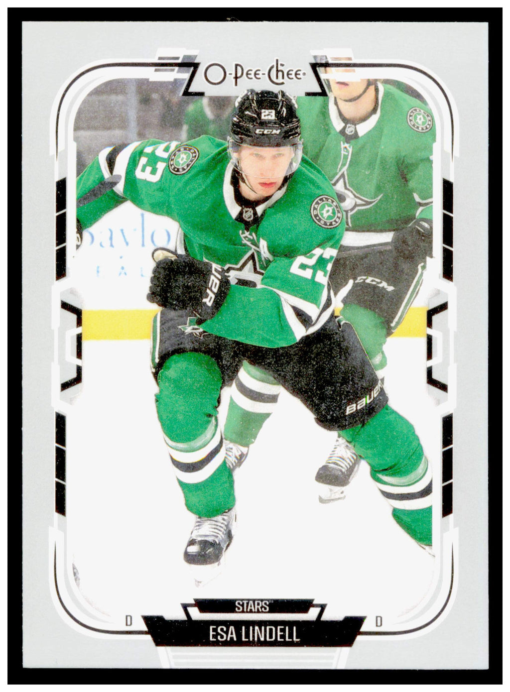 2025-26 O-Pee-Chee Esa Lindell Card Dallas Stars #317