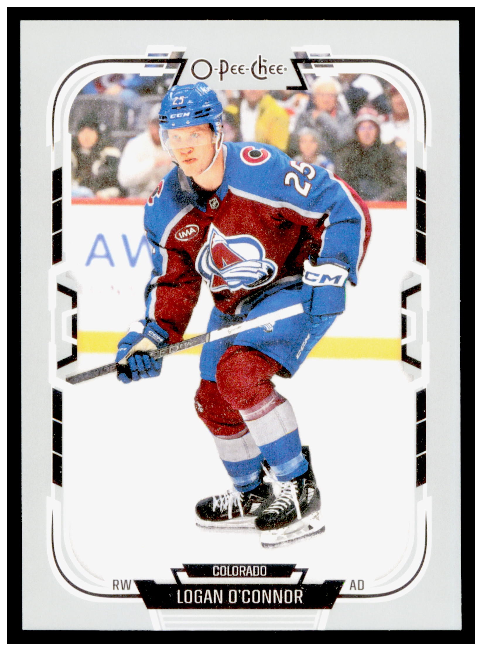 2025-26 O-Pee-Chee Logan O'Connor Card Colorado Avalanche #302