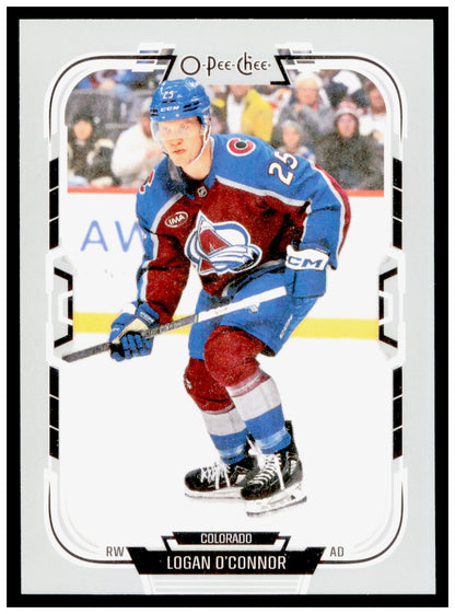 2025-26 O-Pee-Chee Logan O'Connor Card Colorado Avalanche #302
