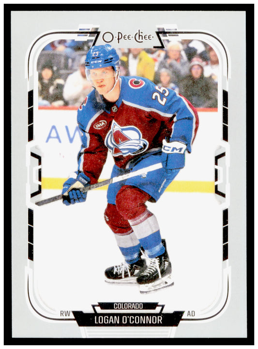2025-26 O-Pee-Chee Logan O'Connor Card Colorado Avalanche #302
