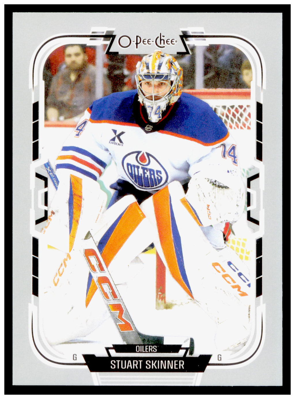 2025-26 O-Pee-Chee Stuart Skinner Card Edmonton Oilers #132