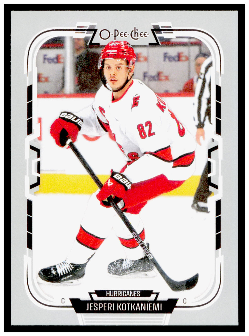 2025-26 O-Pee-Chee Jesperi Kotkaniemi Card Carolina Hurricanes #196