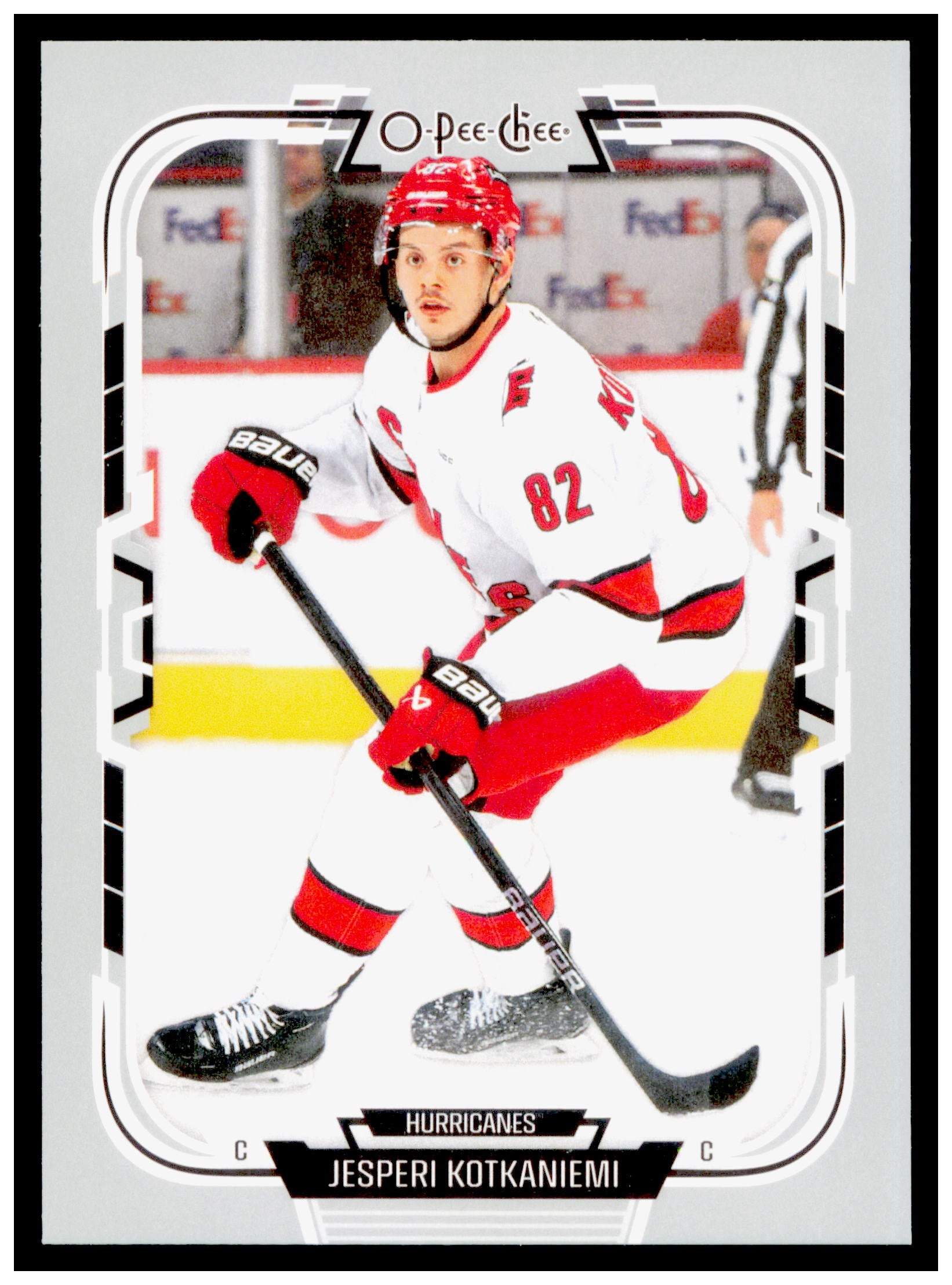 2025-26 O-Pee-Chee Jesperi Kotkaniemi Card Carolina Hurricanes #196