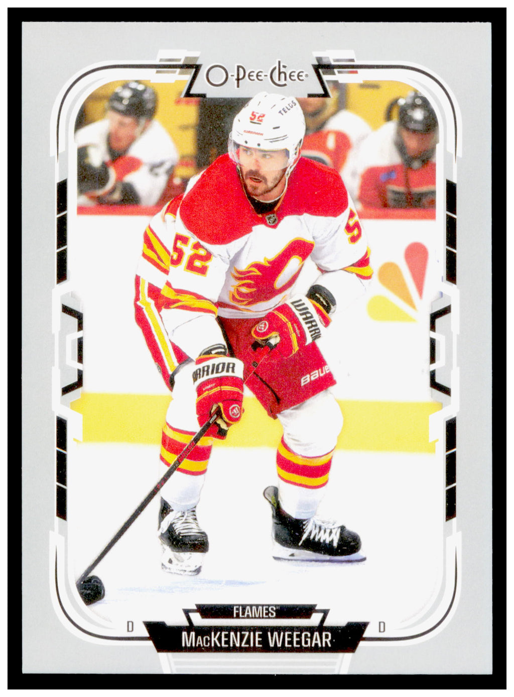 2025-26 O-Pee-Chee MacKenzie Weegar Card Calgary Flames #441