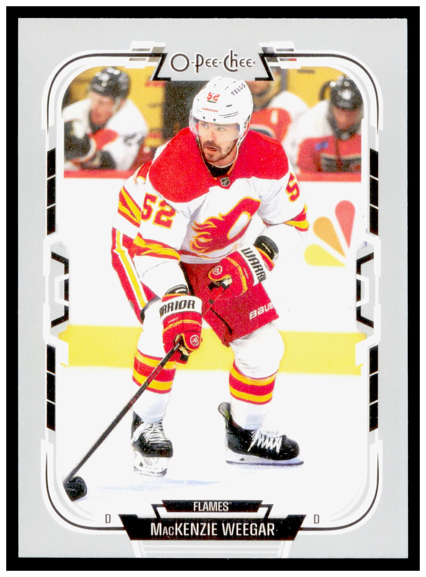 2025-26 O-Pee-Chee MacKenzie Weegar Card Calgary Flames #441