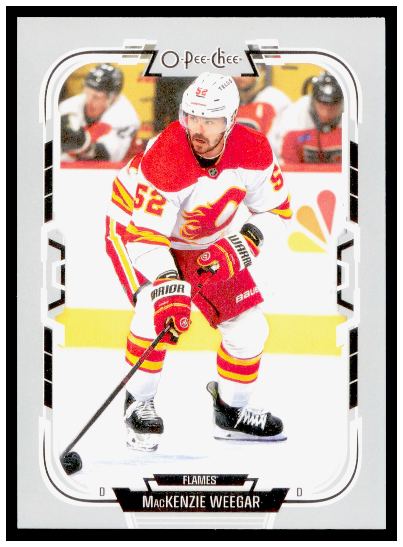 2025-26 O-Pee-Chee MacKenzie Weegar Card Calgary Flames #441