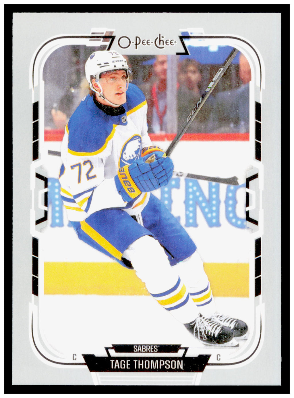 2025-26 O-Pee-Chee Tage Thompson Card Buffalo Sabres #256
