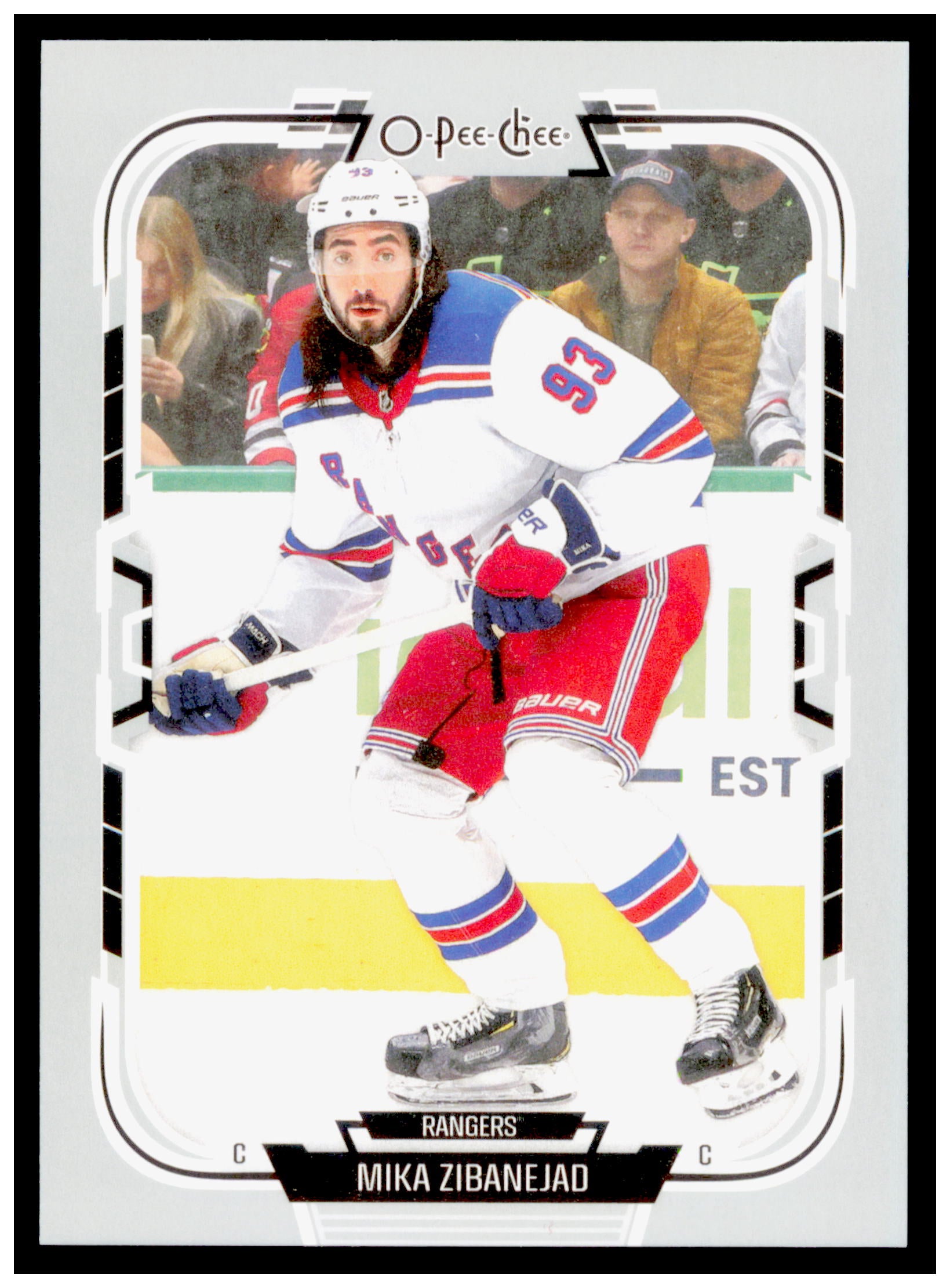 2025-26 O-Pee-Chee Mika Zibanejad Card New York Rangers #228