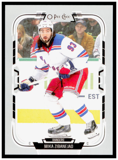 2025-26 O-Pee-Chee Mika Zibanejad Card New York Rangers #228
