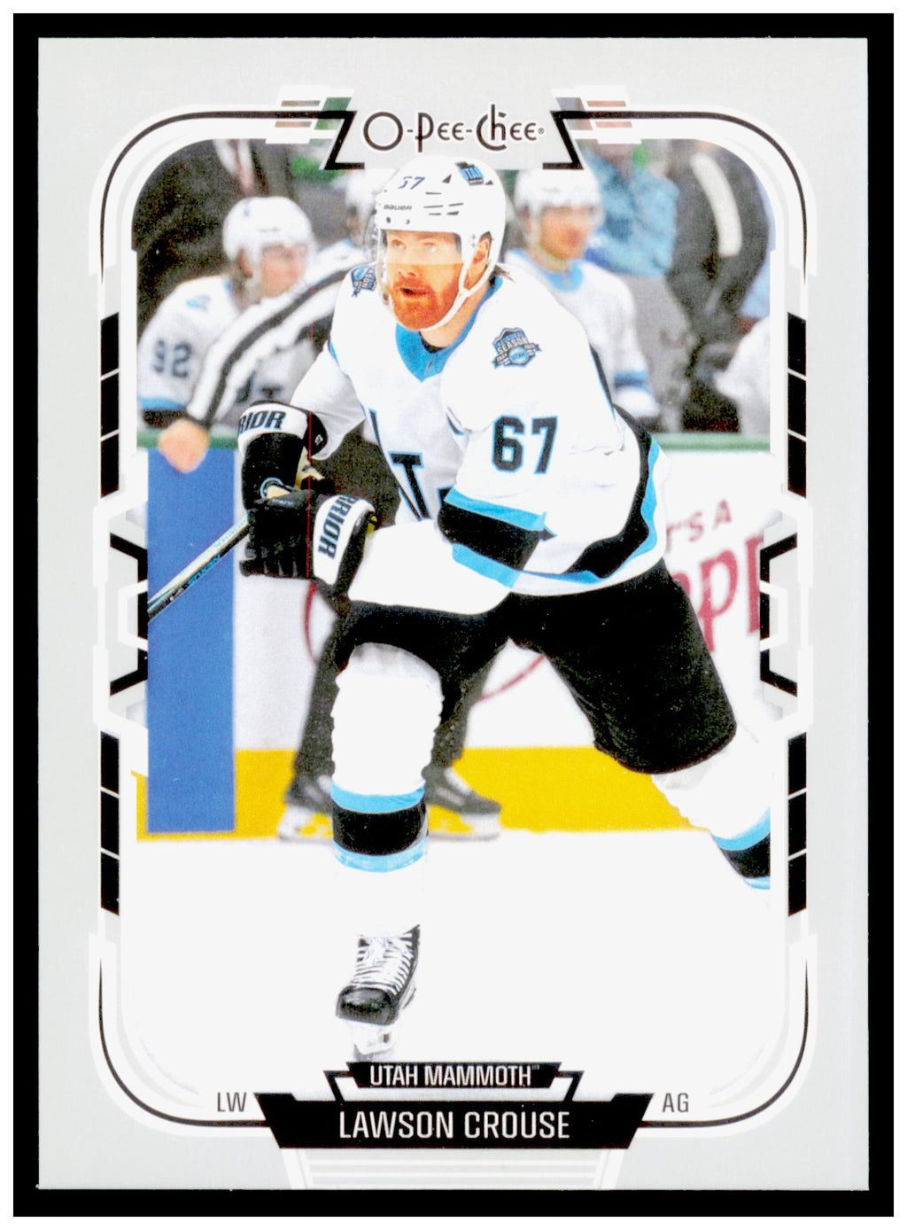 2025-26 O-Pee-Chee Lawson Crouse Card Utah Mammoth #45