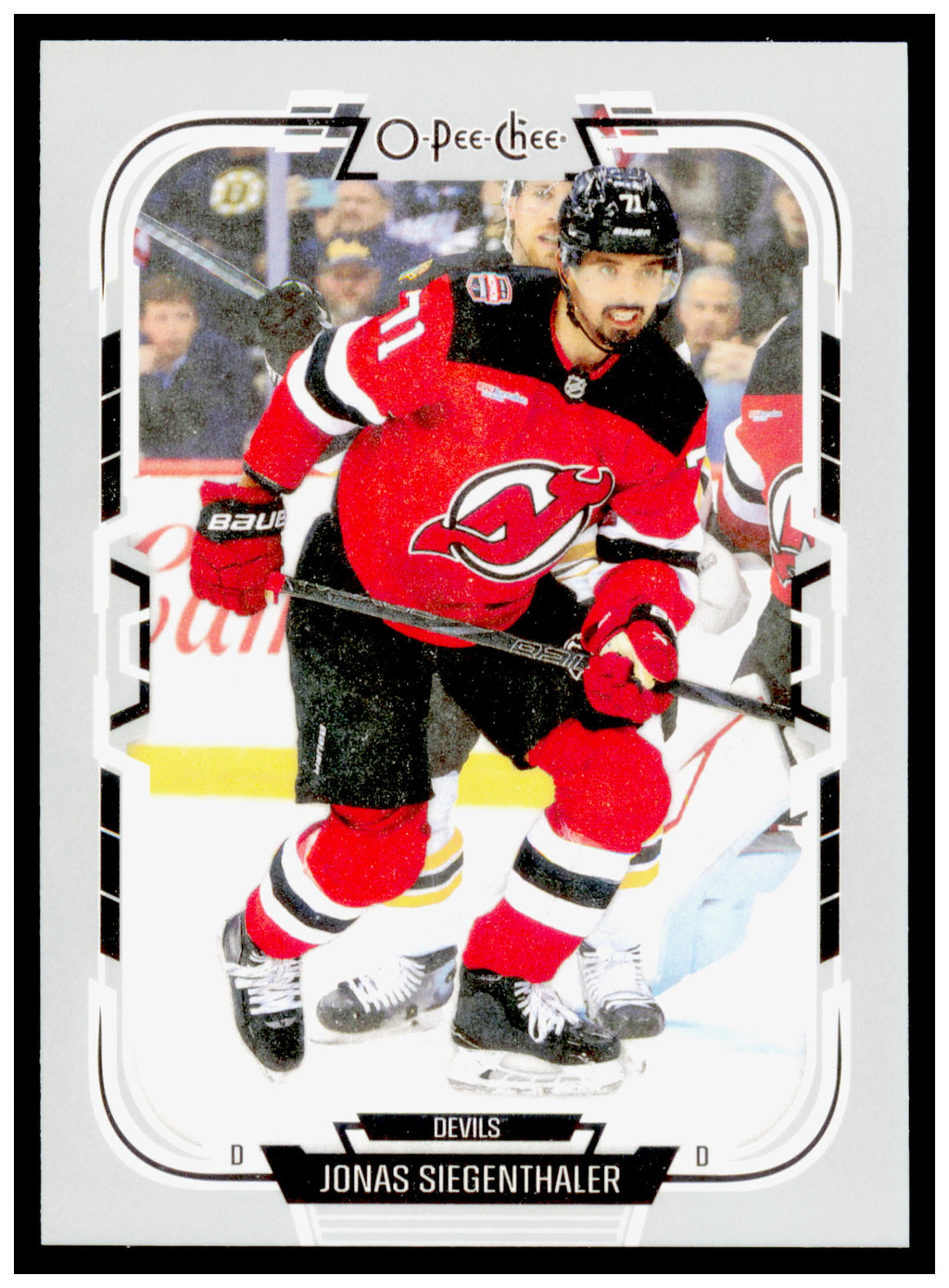 2025-26 O-Pee-Chee Jonas Siegenthaler Card New Jersey Devils #398