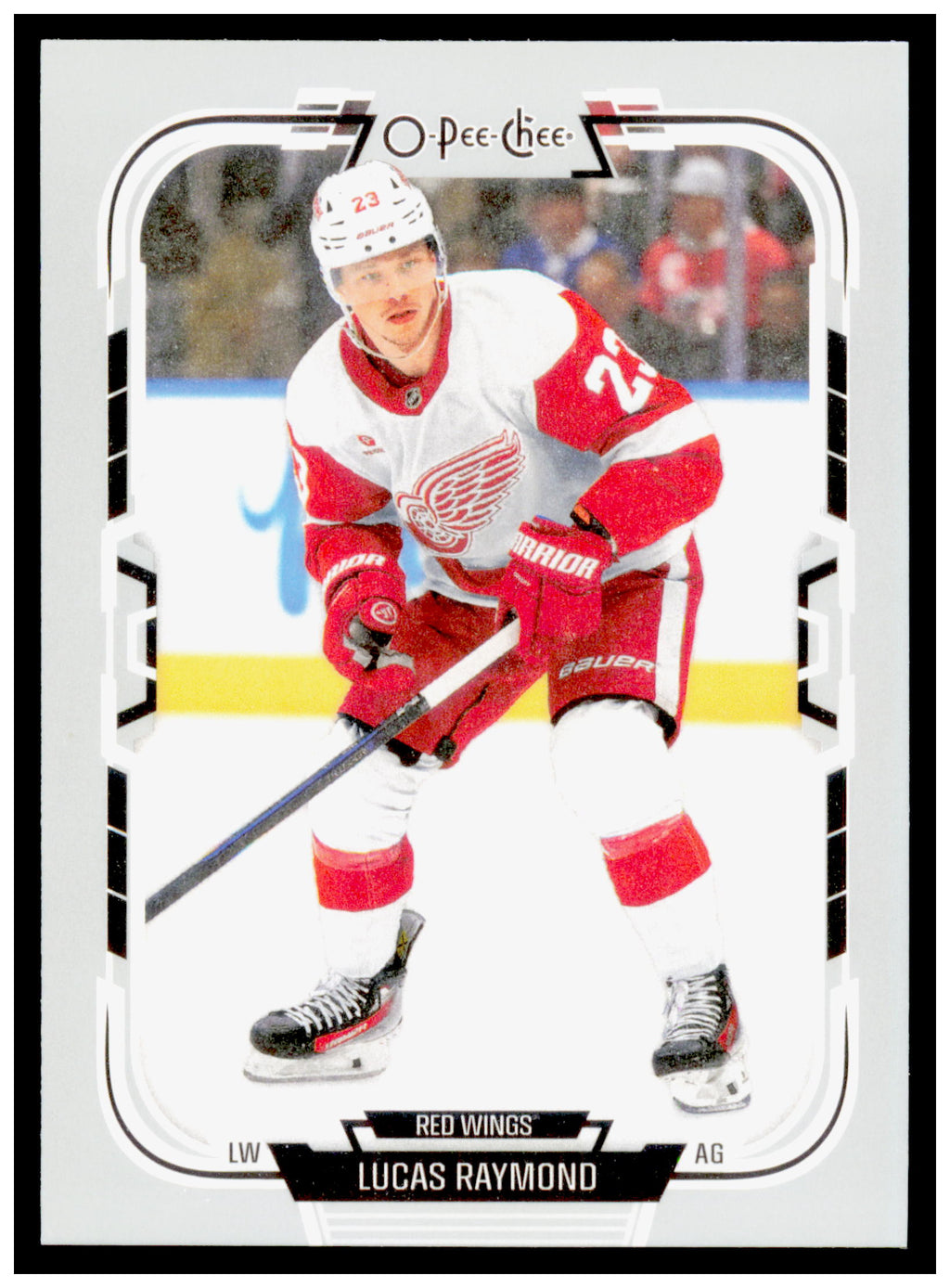 2025-26 O-Pee-Chee Lucas Raymond Card Detroit Red Wings #357