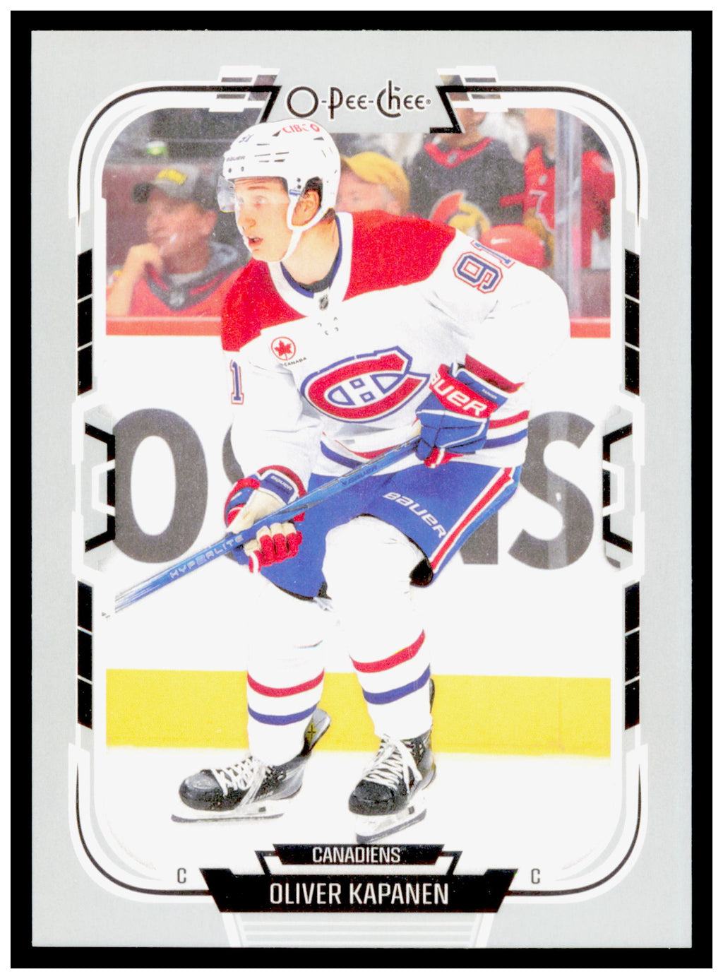 2025-26 O-Pee-Chee Oliver Kapanen Card Montreal Canadiens #213
