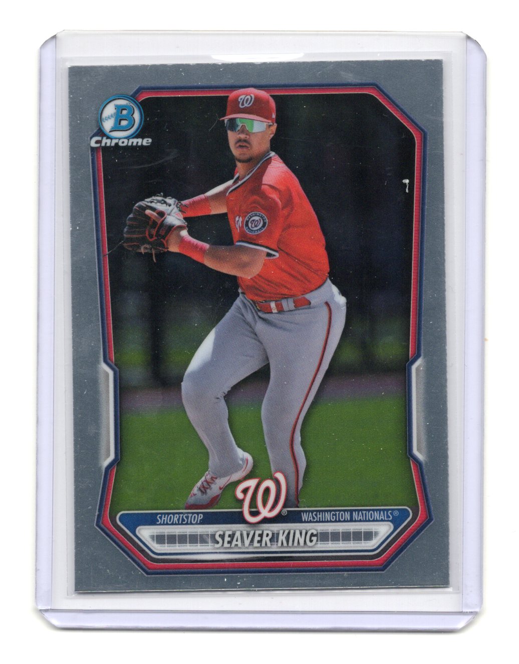2026 Bowman Seaver King Card Chrome Prospects Washington Nationals #BCP-129