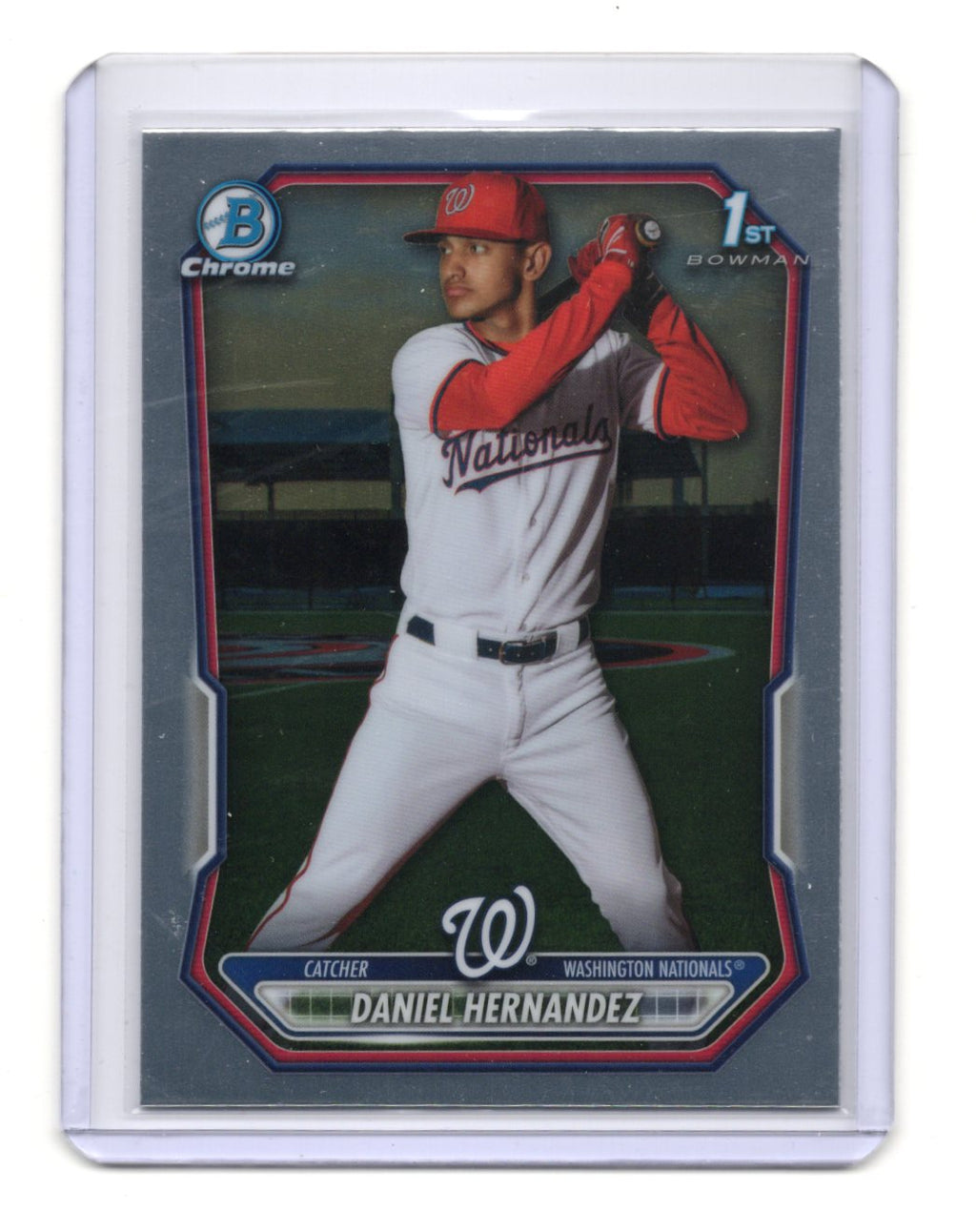 2026 Bowman Daniel Hernandez Card Chrome Prospects  Nationals #BCP-97