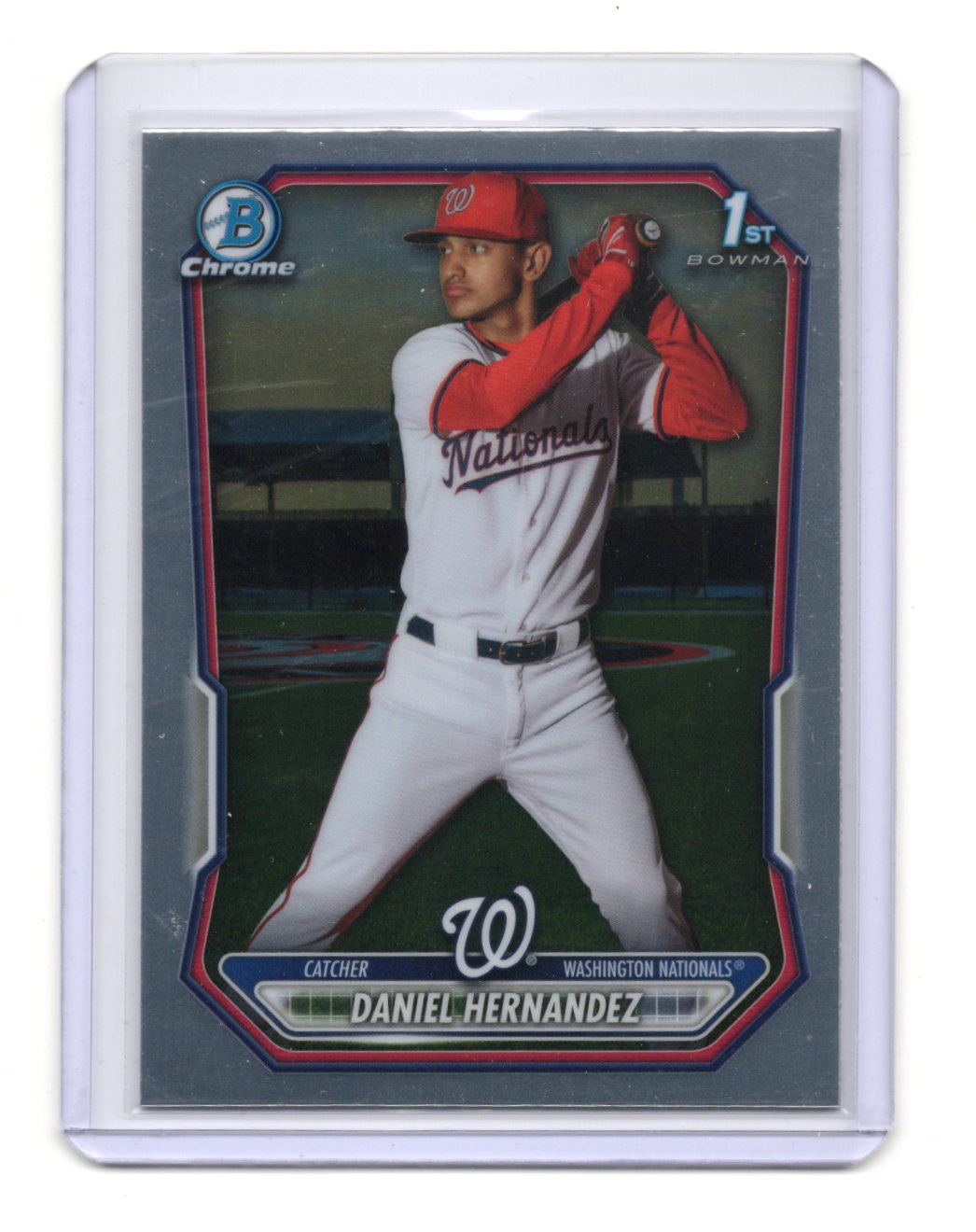 2026 Bowman Daniel Hernandez Card Chrome Prospects  Nationals #BCP-97