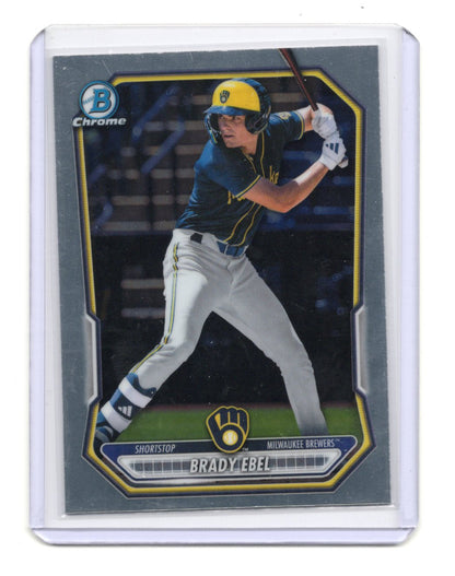 2026 Bowman Brady Ebel Card Chrome Prospects Milwaukee Brewers #BCP-142