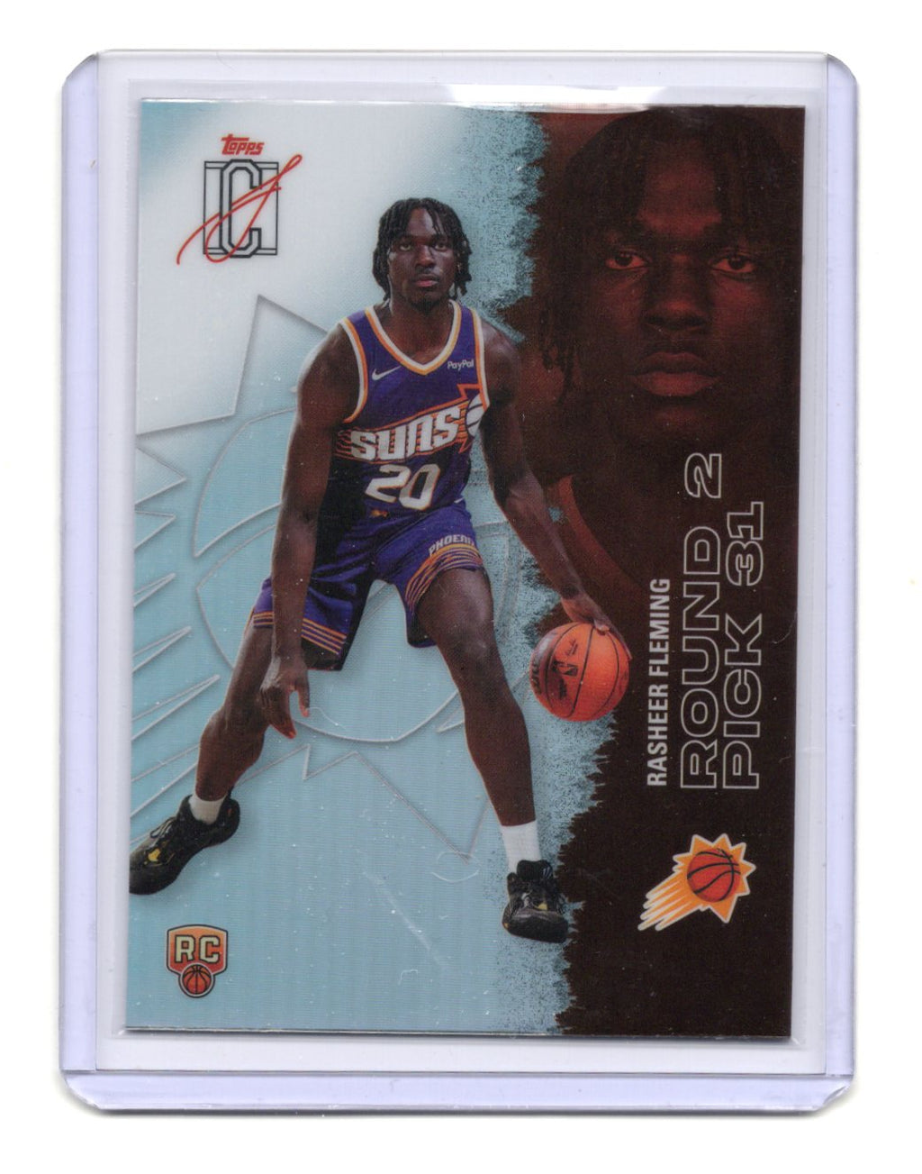 2025-26 Topps Signature Class Rasheer Fleming Card RC Phoenix Suns #124