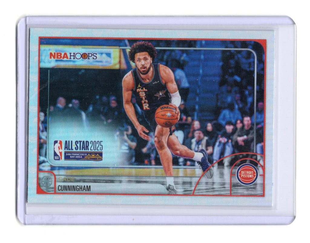 2025-26 Topps NBA Hoops Cade Cunningham #282 All-Star Teal Explosion Parallel