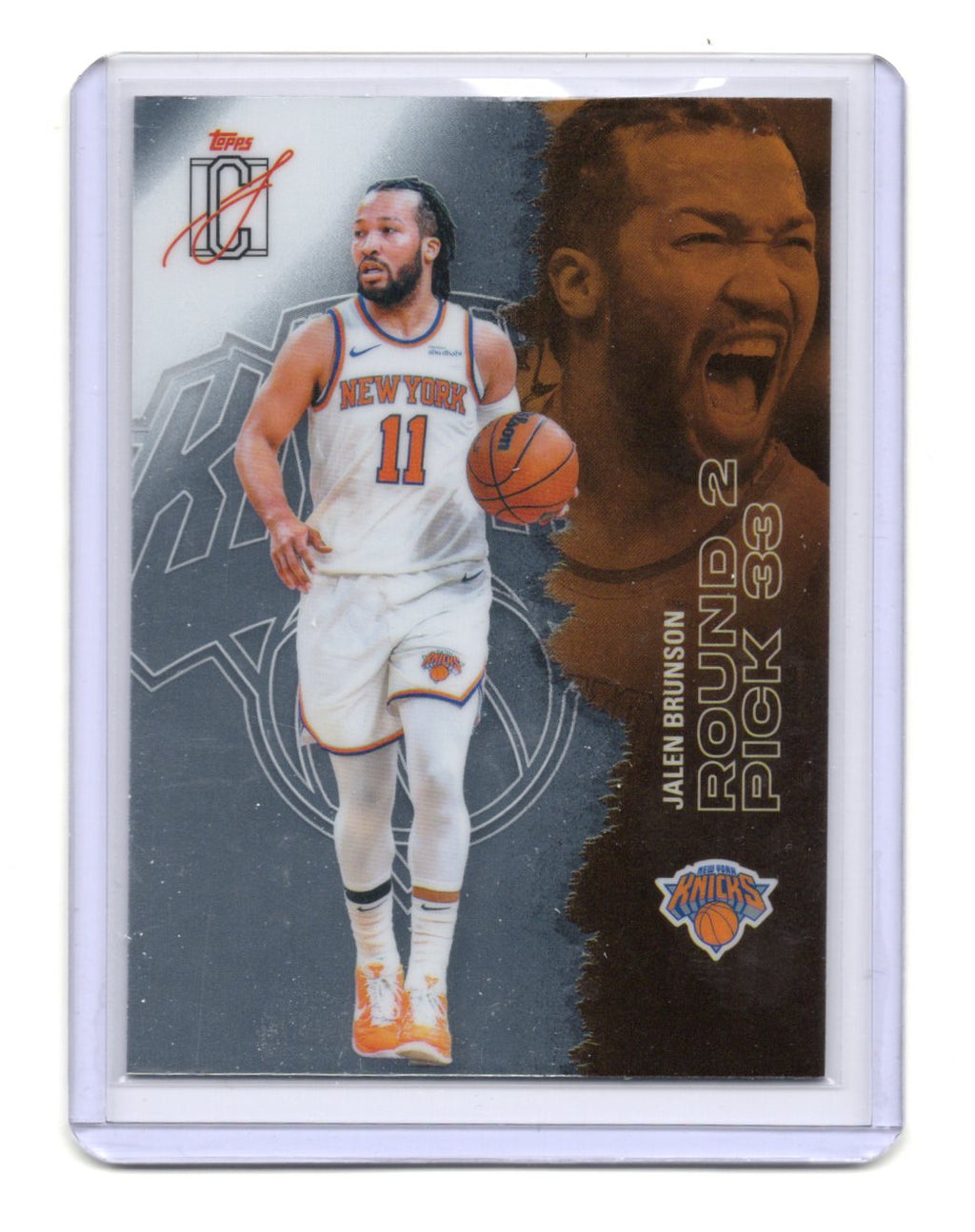 2025-26 Topps Signature Class Jalen Brunson #58 New York Knicks Round 2 SP