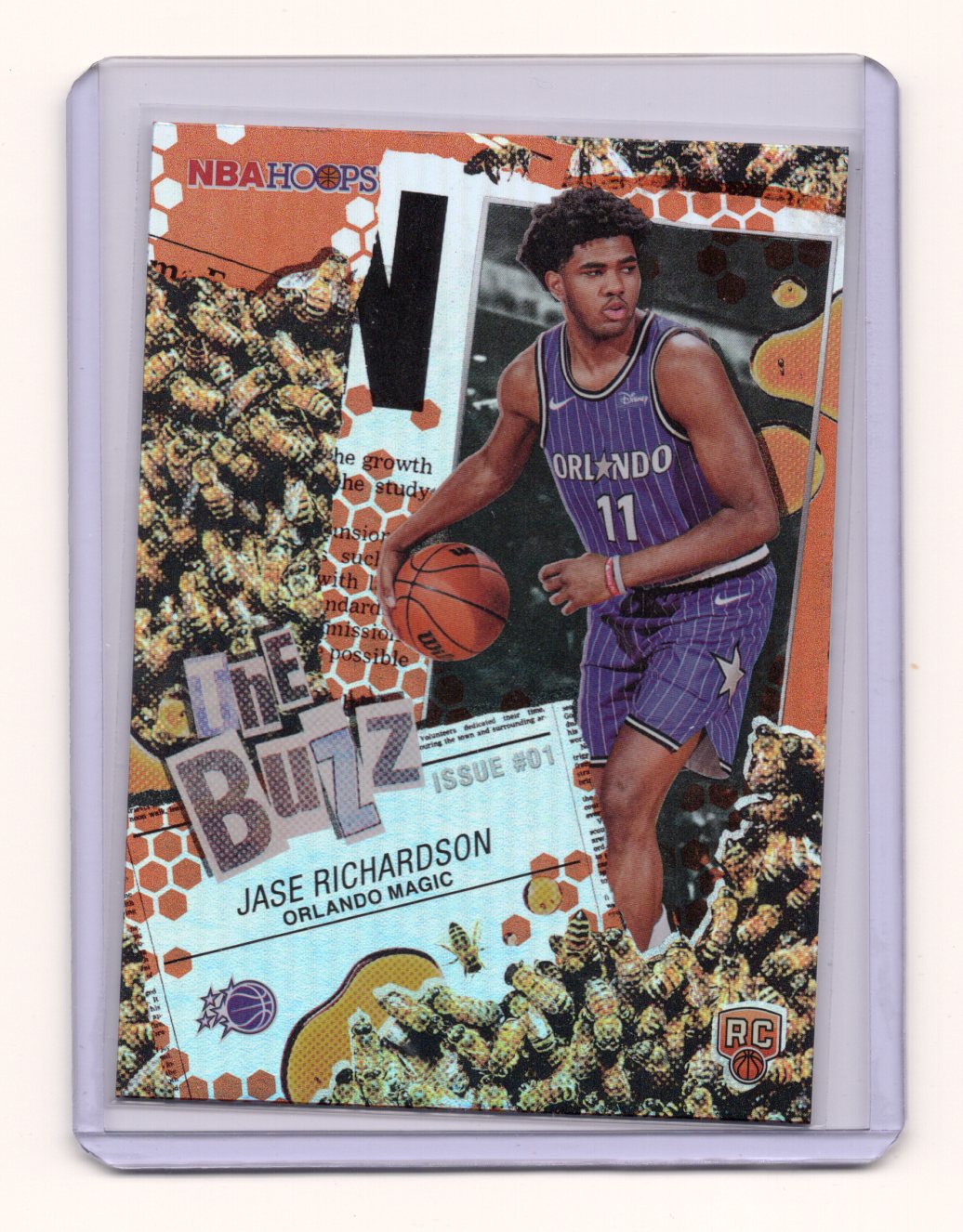 2025-26 Hoops Jase Richardson Card The Buzz Orlando Magic #TB-25