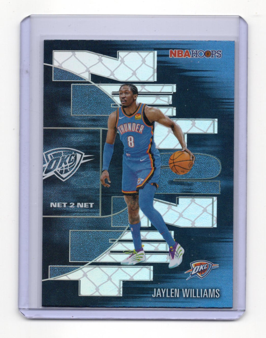 2025-26 Hoops Jalen Williams Card Net 2 Net Oklahoma City Thunder #NTN-29