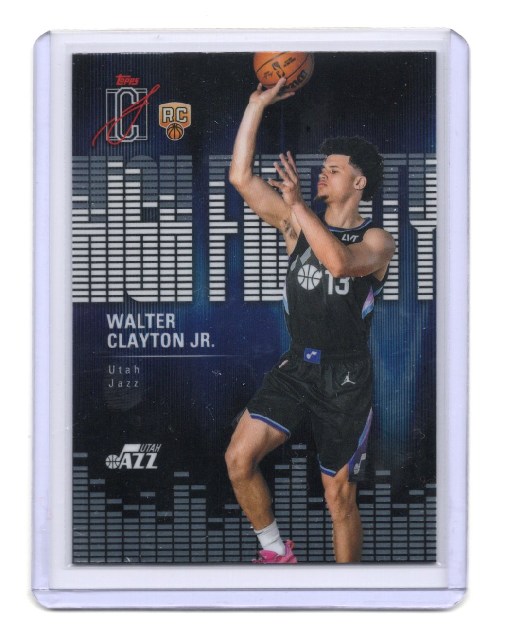 2025-26 Topps Signature Class Walter Clayton Jr. Card High Fidelity Jazz #HF-18