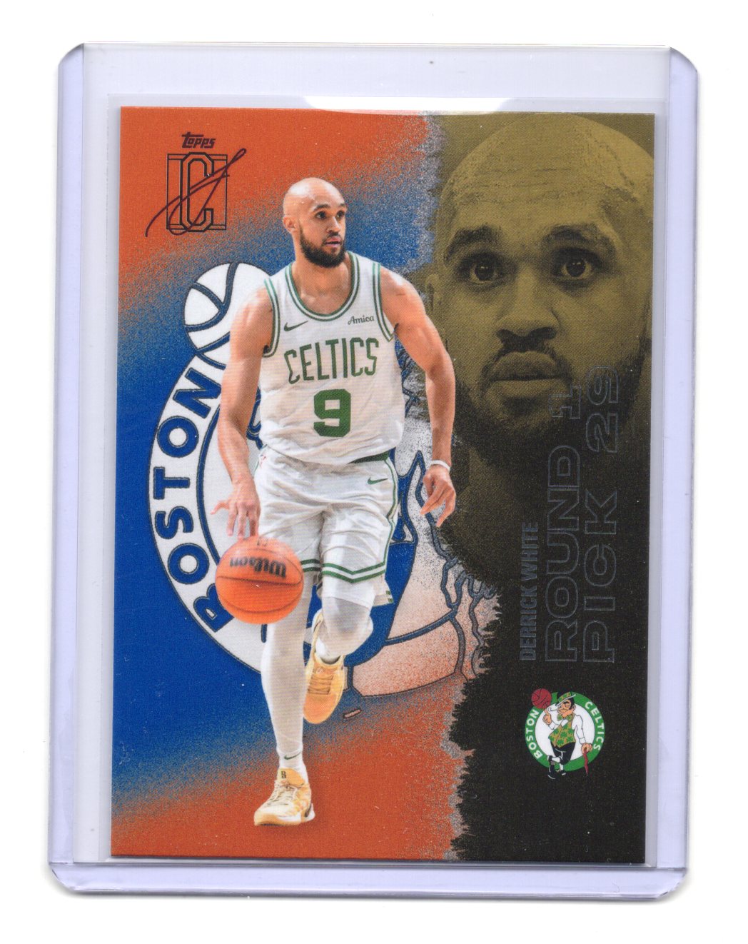 2025-26 Topps Signature Class Payton Pritchard Card Blue & Orange Celtics