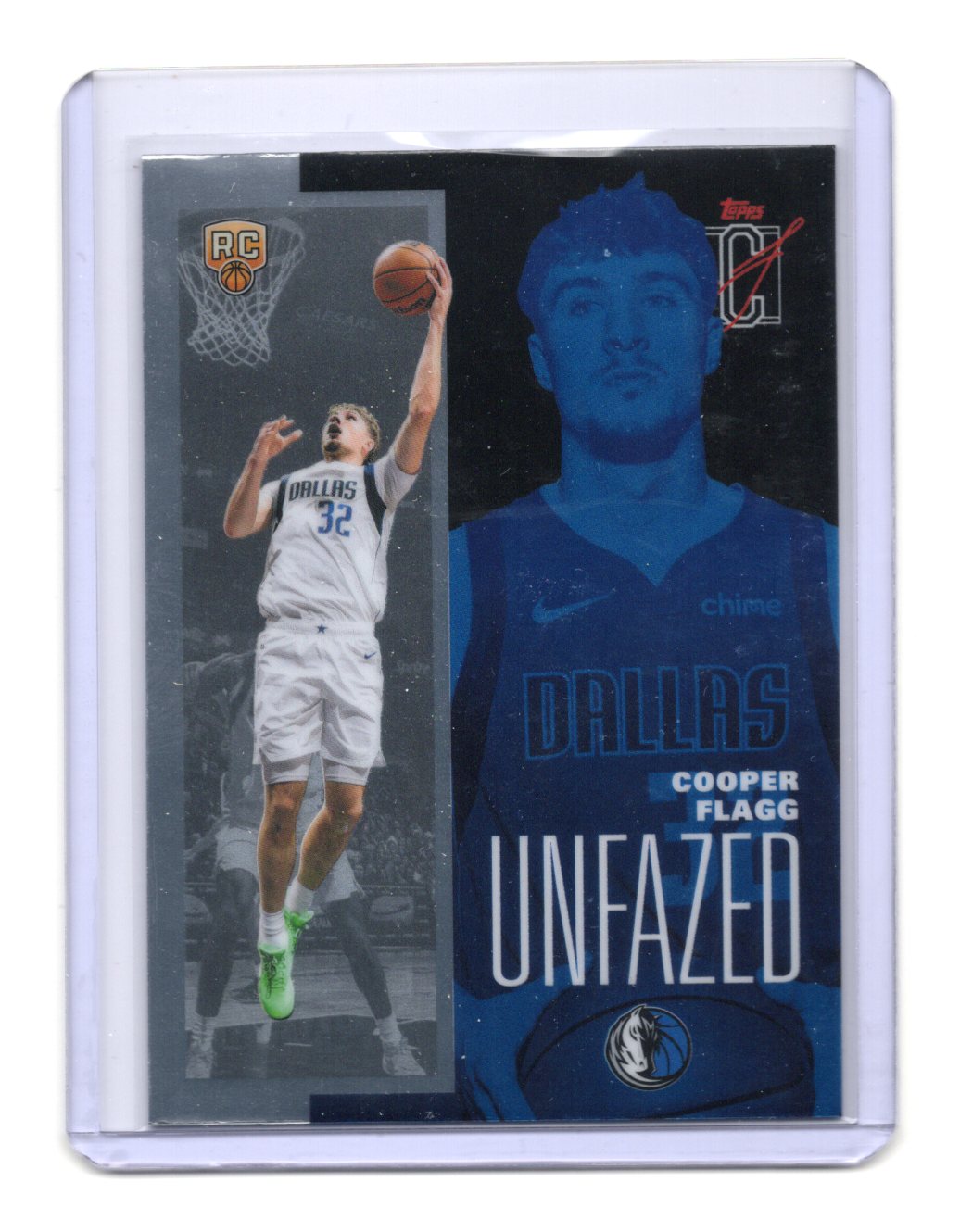 2025-26 Topps Signature Class Cooper Flagg Unfazed RC Rookie #FAZE-11 Mavericks