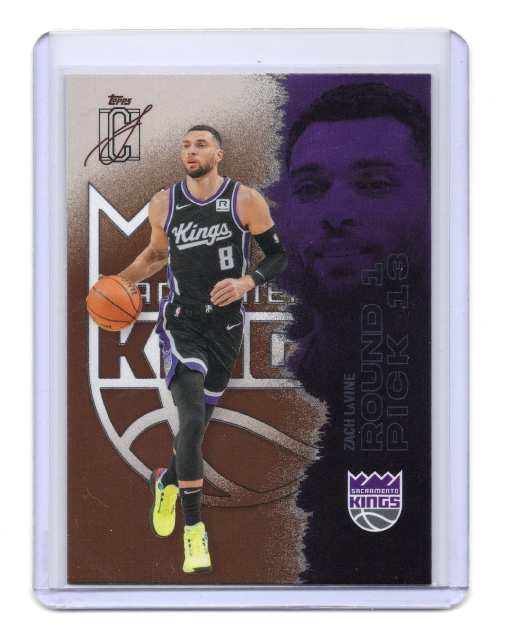 2025-26 Topps Signature Class Zach LaVine Card Bronze Sacramento Kings #89