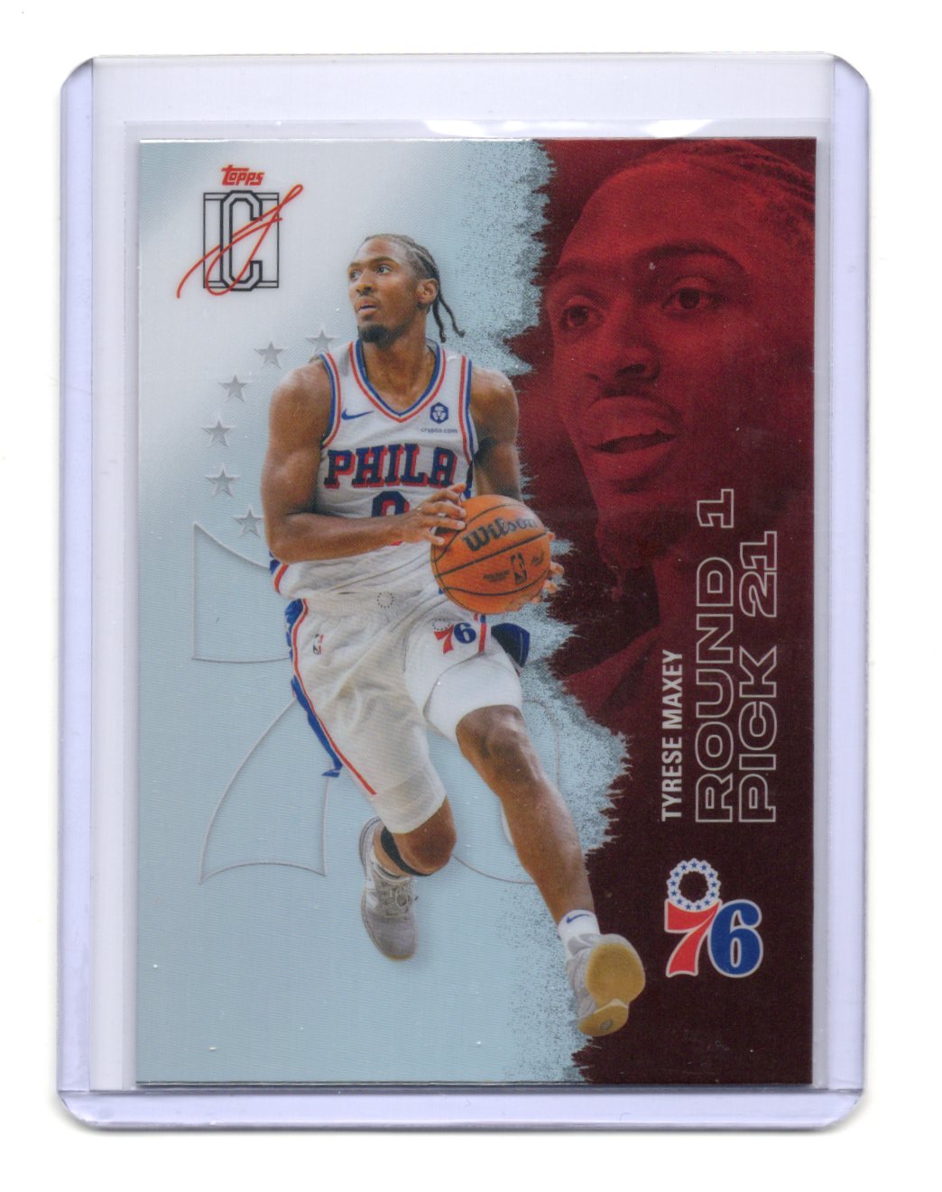 2025-26 Topps Signature Class Tyrese Maxey Card Philadelphia 76ers #18