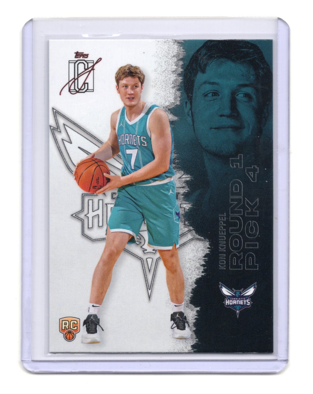 2025-26 Topps Signature Class Kon Knueppel Card RC Charlotte Hornets #103