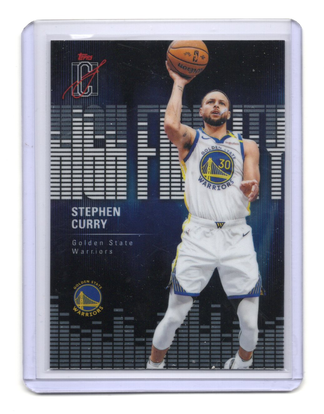 2025-26 Topps Signature Class Stephen Curry Card High Fidelity  Warriors #HF-27
