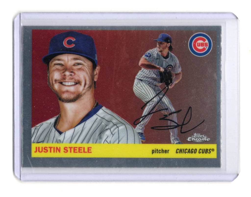 Chrome Platinum Anniversary Justin Steele Card Veteran Set Chicago Cubs #151