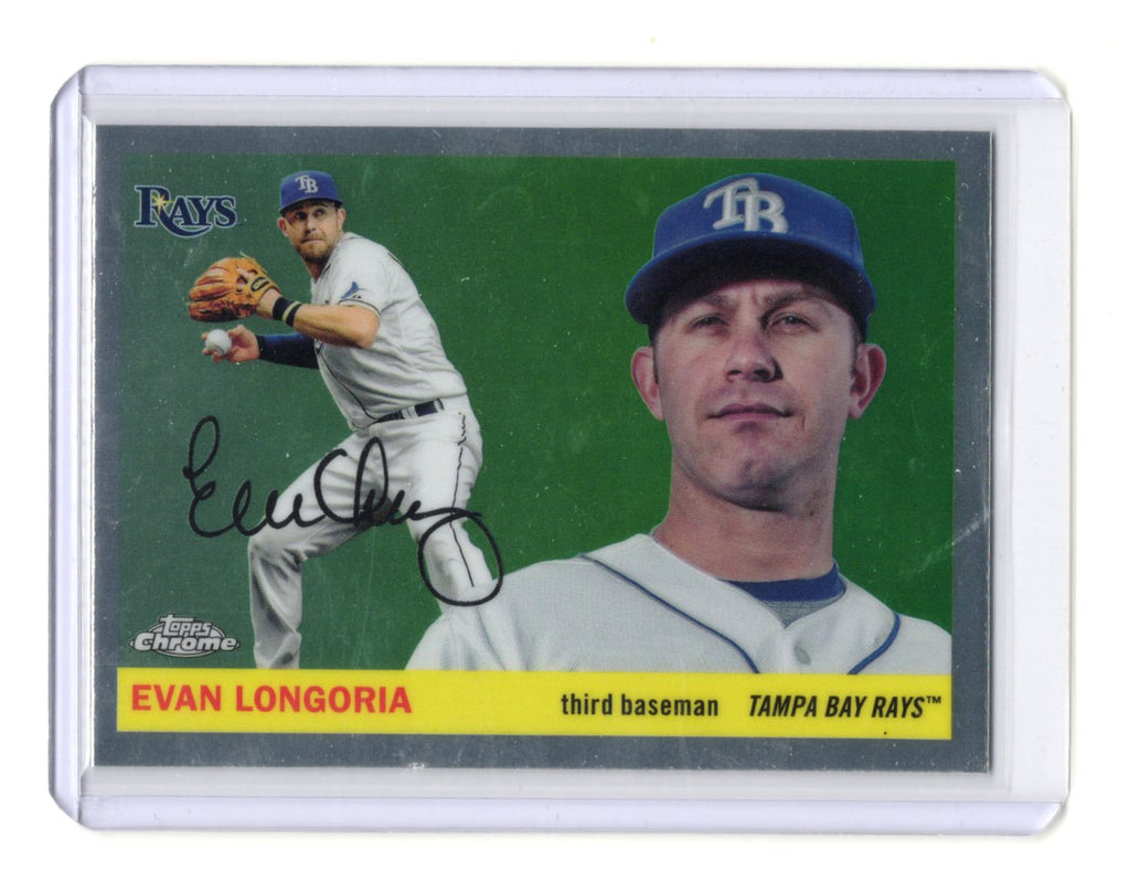 2025 Topps Chrome Platinum Anniversary Evan Longoria #453 Tampa Bay Rays